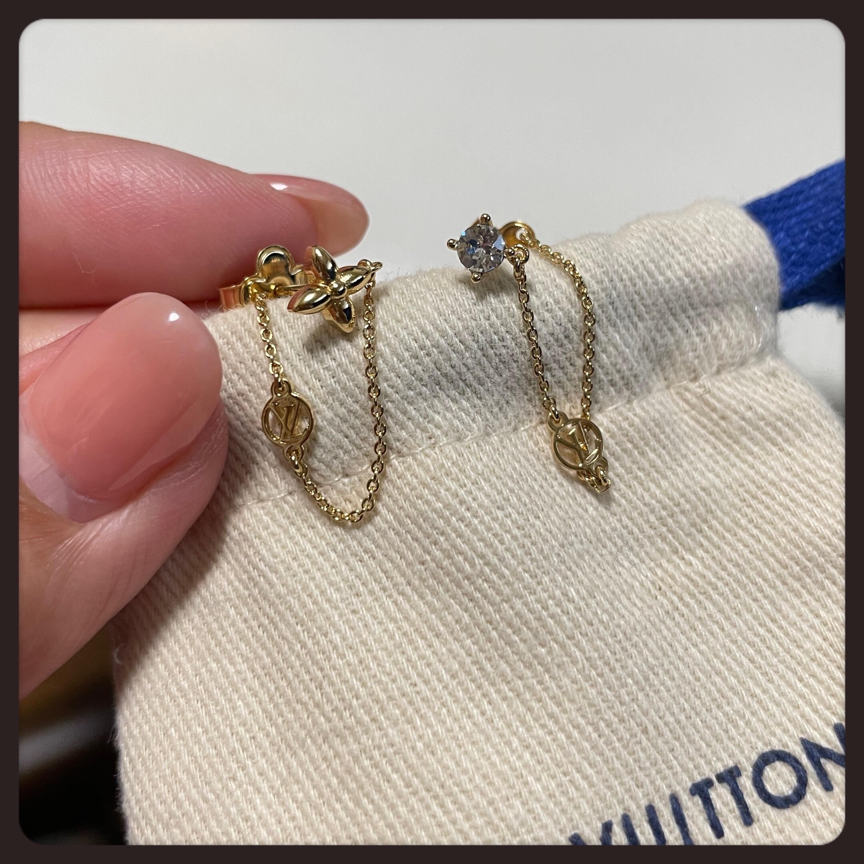 【LOUIS VUITTON】ブックル ドレイユ・プティ ルイ／ピアス